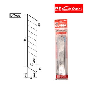 NT 커터칼 18mm 커터칼날 BL-10P