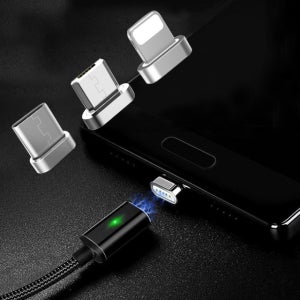 식스비 자석 마그네틱 케이블 마이크로5핀풀세트(케이블+플러그)