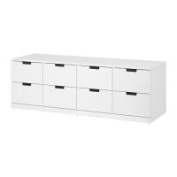 이케아 NORDLI 노르들리 8칸서랍장, 화이트 (092.084.30)