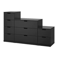 이케아 NORDLI 노르들리 9칸서랍장, 앤트러싸이트 (892.480.50)