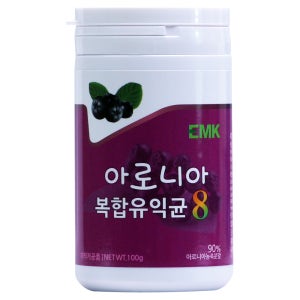 이엠팜 아로니아복합유익균8 - 아로니아농축분말90% 이엠생명과학연구원 특허미생물 EMK8종 이엠 EM 식품 EM 먹는 EM 효모 유산균 분말