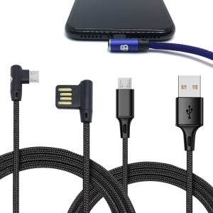 식스비 메탈 게이밍 마이크로5핀 블랙/1M 케이블