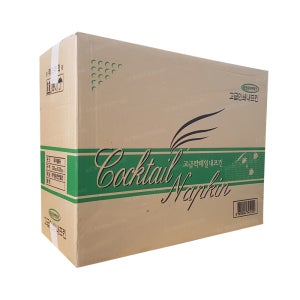 칵테일냅킨 7000매 무지 갈색 백색 업소용