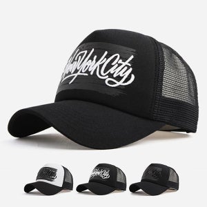 nyc 모자 남자 메쉬 볼캡 매쉬 모자