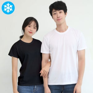 남녀공용 기능성 메쉬 반팔 쿨티 쿨론 여름 티셔츠