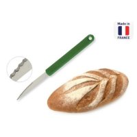 매트퍼 깜빠뉴 빵쿠프 2개입 / 120058 - MATFER LOT DE 2 LAMES FOURNIL CRANTÉES INOX VERTES 17.5CM