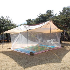 캠핑 타프용 야외 특대형 모기장