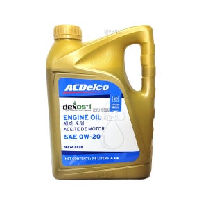 GM 쉐보레 덱소스1 dexos1 gen3 엔진오일 0W20 3.8L P93747738