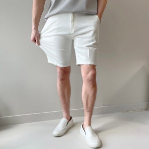 남자 반바지 흰색반바지 여름 5부 면 스판 빅사이즈