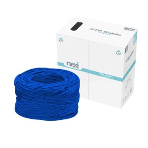 블루 CAT5E UTP케이블 300M 박스 카테고리 롤 랜케이블 인터넷선 네트워크 공사