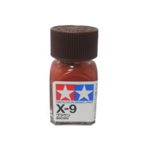 (80009) 타미야 에나멜 도료 X-9 브라운 유광 10ml