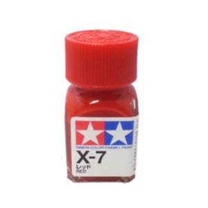 (80007) 타미야 에나멜 도료 X-7 레드 유광 10ml