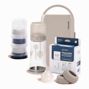 마더케이 일회용젖병5종+휴대용건조대 full 패키지