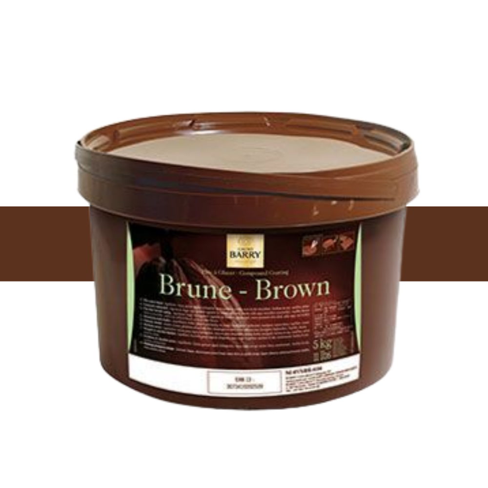 Cacao Barry Brume Chocolate 5kg, 1 pc - Cushion Packed, Coating Dark Choco Compound Chocolat Pâte à Glacer