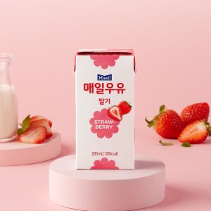 매일유업 매일우유 멸균 딸기우유