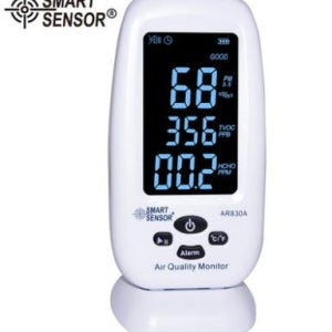 실내공기질 측정기 AR-830A 초미세먼지 포름알데히드(HCHO) 휘발성유기화합물(TVOC) 온습도측정기 새집증후근 관리