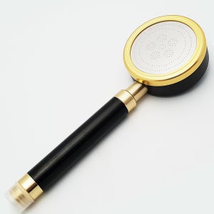 수압상승 극세사 블랙골드 샤워헤드 (PL-091)