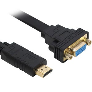 넥시 HDMI TO VGA 컨버터 케이블 타입 화면 변환