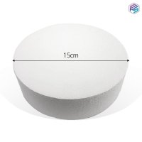 원형 압축 스티로폼 지름 15cm 공예 만들기 재단 인테리어 케이크모형 diy DIY