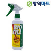 옴진드기 좀벌레 먼지다듬이 집먼지진드기 벼룩 침개미 빈대 셀프방역 살충제 비오킬 500ml