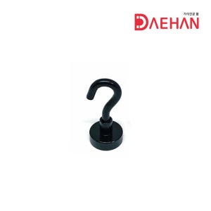 네오디움 고리 후크 초강력 자석 16mm[블랙] 3kgf