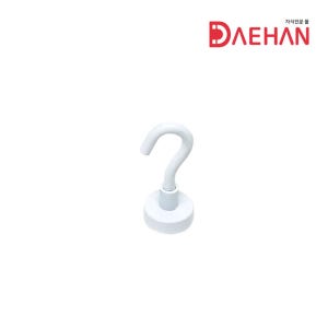 네오디움 고리 후크 초강력 자석 16mm[백색] 3kgf