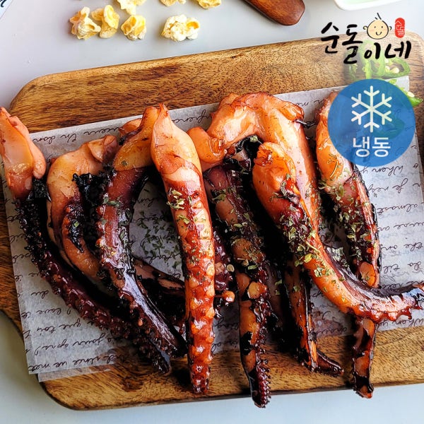 순돌이네 국내가공 통족 앵치 소 가문어 오징어다리 500g