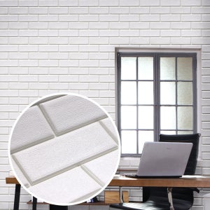 롤 폼블럭 단열벽지 접착식 방한 보온 결로방지 난방 20000mm, 민무늬 화이트