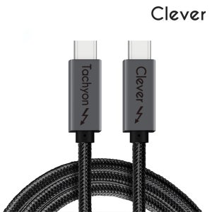 클레버 타키온코어PD USB 3.1 Gen2 C타입 100W고속충전케이블 1M