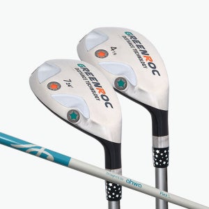 그린록 여성용유틸리티우드 2개세트 3번 5번 7번 9번 우드 여성골프채 아화골프