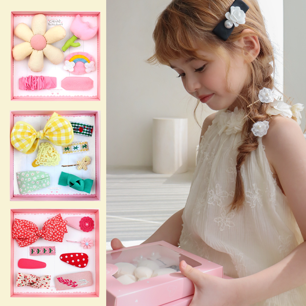 아기 유아 여아 헤어핀세트 선물세트 어린이날 어린이집 유치원 조카