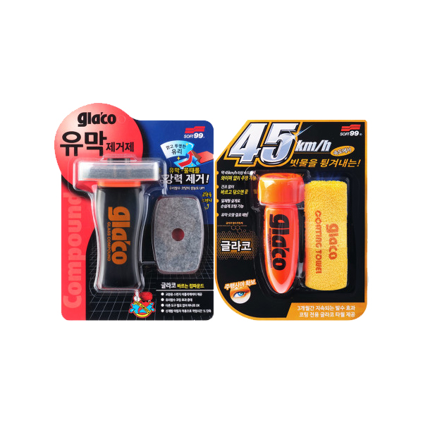 소프트99 글라코 글라스 컴파운드 물때 유막제거제 100ml G-47