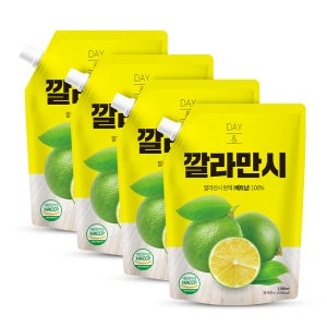 [깔라만시3+1] 데이앤 원액 깔라만시, 1L, 4개