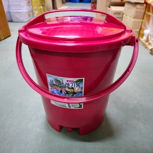 더죤 음식물쓰레기통 업소용 가정용 씽크대 물빠짐 대용량 쓰레기통 더존 짤순이 20리터