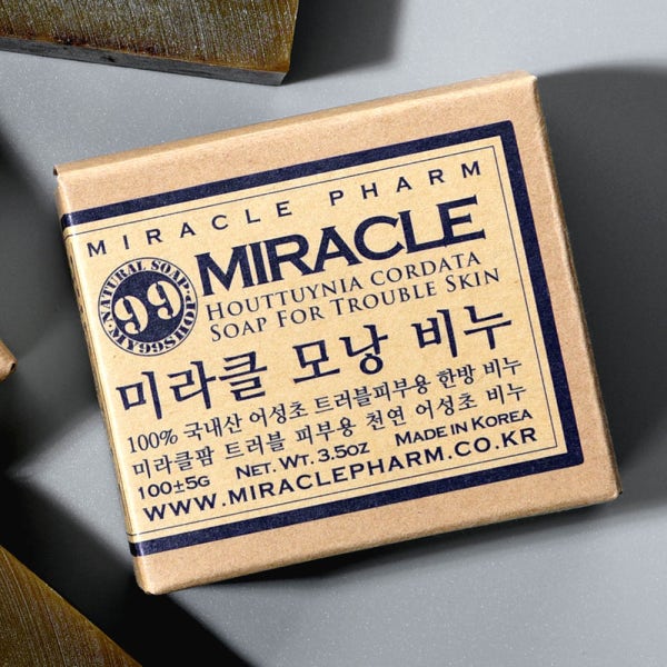 1+1 미라클모낭비누 어성초 천연 수제 트러블 미라클팜