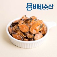 큼직한 자숙 블루 홍합살 500g