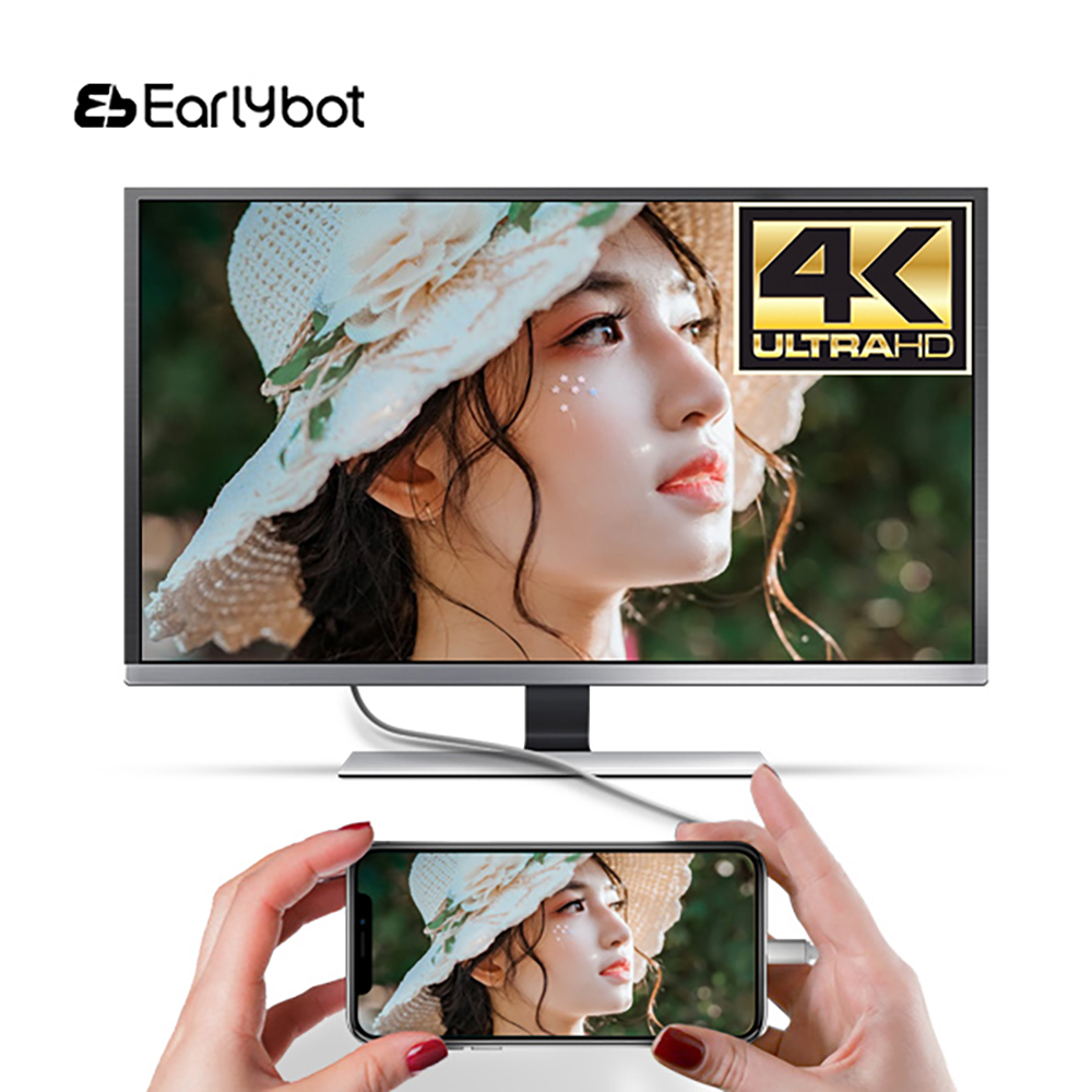 얼리봇 스마트폰 TV 연결 HDMI MHL 아이폰 미러링케이블