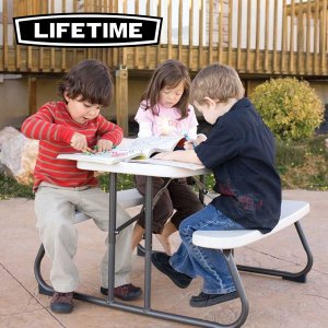 라이프타임 아동 유아 접이식 키즈 테이블