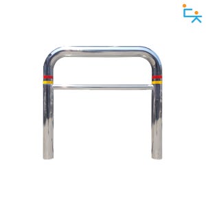 스텐U형 매립식 볼라드 2단101.6파이 2T H1100 L1200