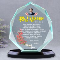 부모님 감사패 크리스탈상패 정년 퇴직 퇴임 공로패 트로피 제작 효(산)