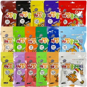 컬러클레이 50g 17색 세트 점토 만들기재료 찰흙