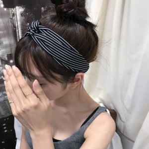 소소 스트라이프 반다나 헤어밴드