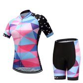 (해외) 여성 산악 프로 Sportwear R0pa Ciclismo 짧은 소매 통기성 사이클링