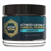 Active Wow Teeth Whitening Charcoal Powder Peppermint 액티브와우 치아미백 차콜파우더 2oz