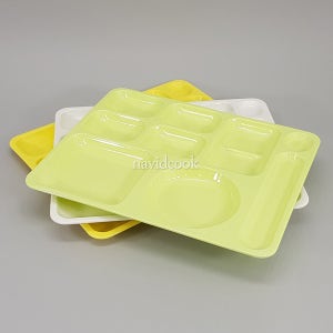 KW 6100 다찬식판 6찬식판 칼라식판 학교식당 단체급식