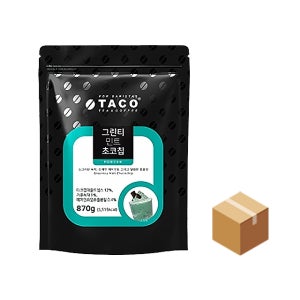 타코 그린티 민트 초코칩, 870g, 12개