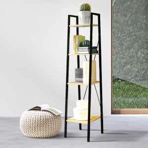 5단책장 거실 이동식 높은 만화 가로 수납함