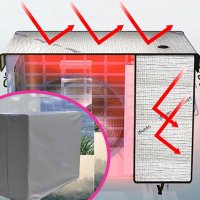 에어컨 실외기 커버 벽걸이 덮개 방수 절전 보호 대형 중형 소형