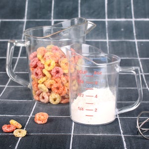 PC 계량컵 투명눈금 비커 손잡이 베이킹 500ml