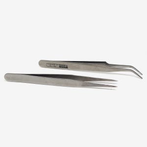 하드 다용도 정밀 핀셋 2종 모음전 PS-12 PS-14 곡선형 일자형 집게